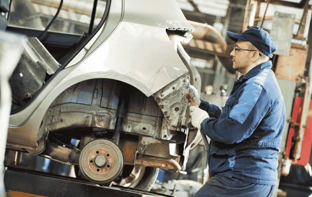 car frame straightening in Brampton